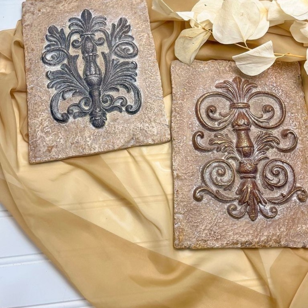 Baroque Wall Hanging Plaque Set